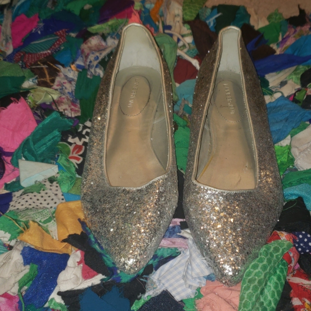 Lane bryant sparkly party shoes